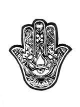 Mano de Fátima / Negro